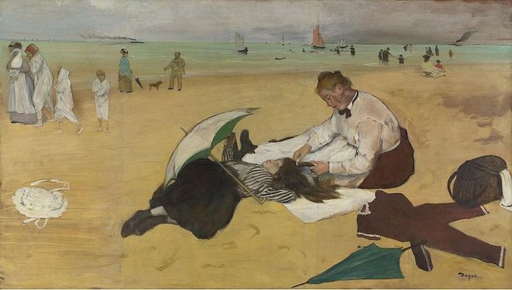 Beach Paintings, Edgar Degas