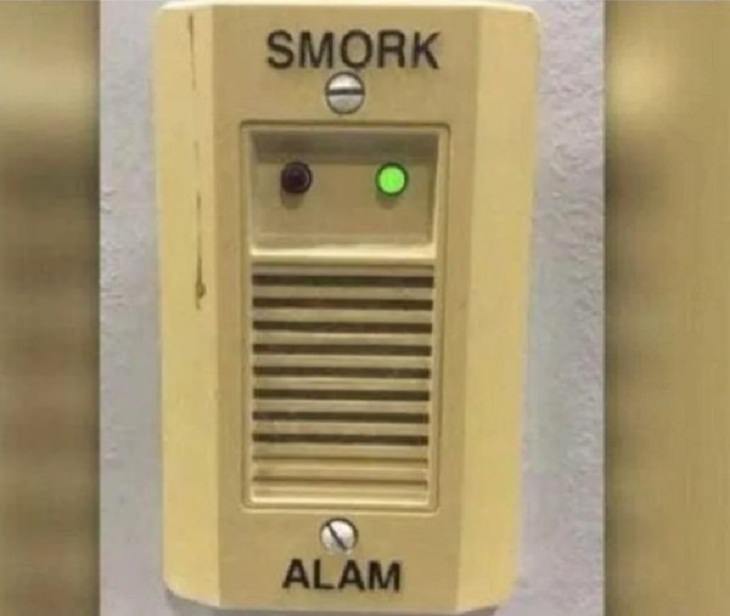 Translation Fails, smoke alarm 