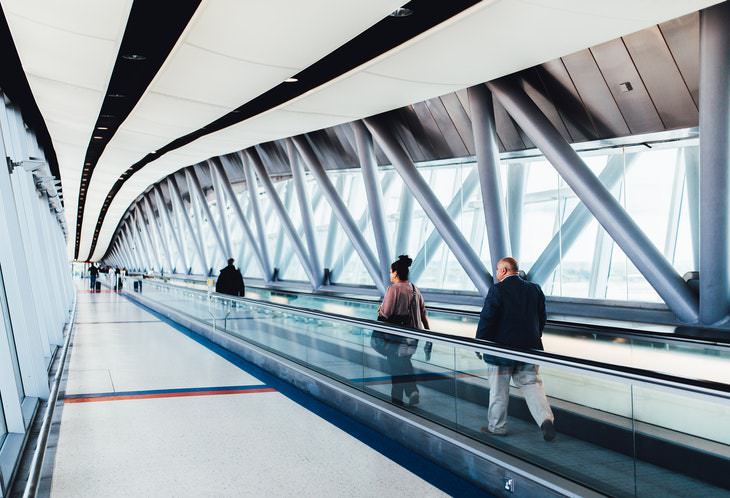 Germy Places at the Airport and Plane walkway