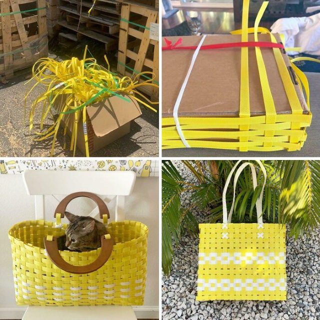 Recycling Projects baskets