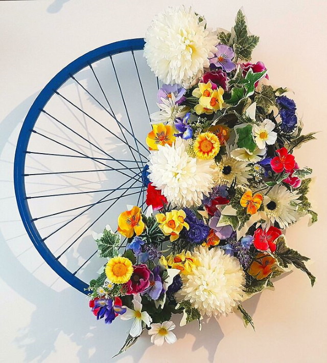 Recycling Projects bicycle wheel 