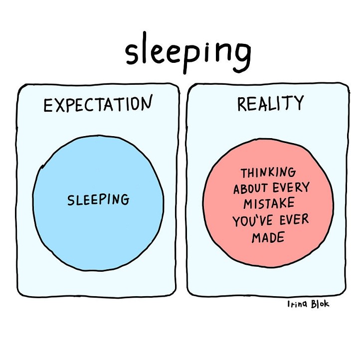 Honest Charts & Graphs, sleeping