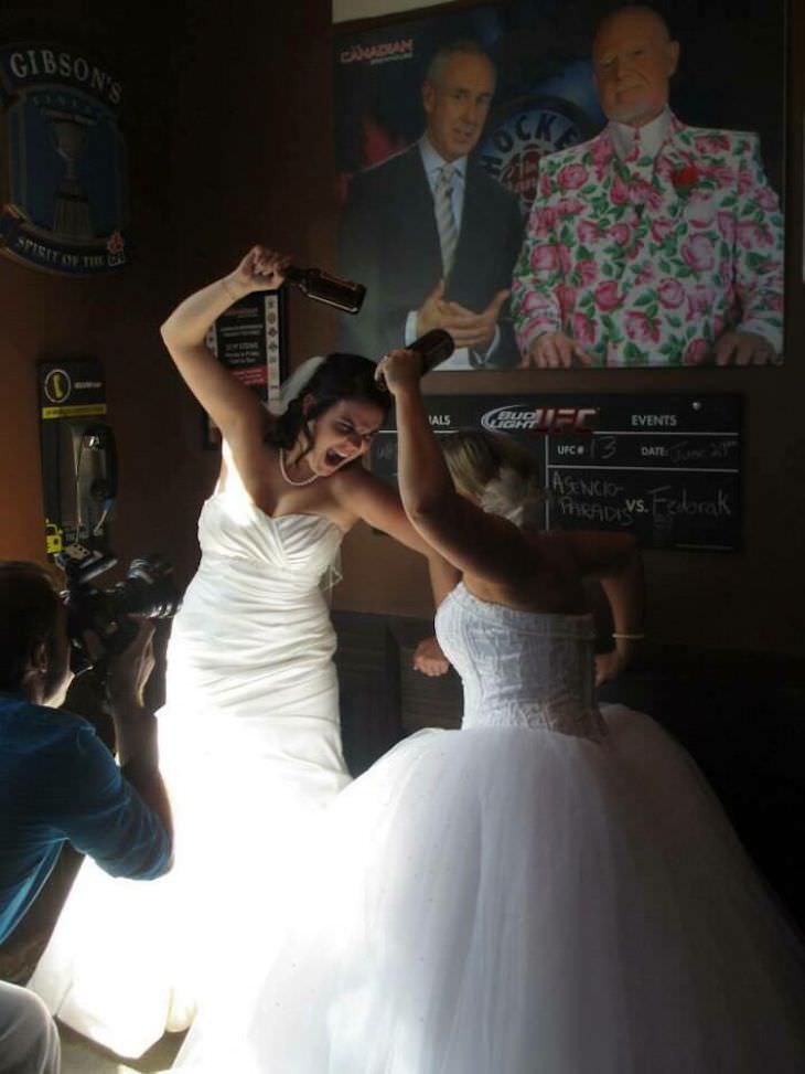 Funny Wedding Photos pub