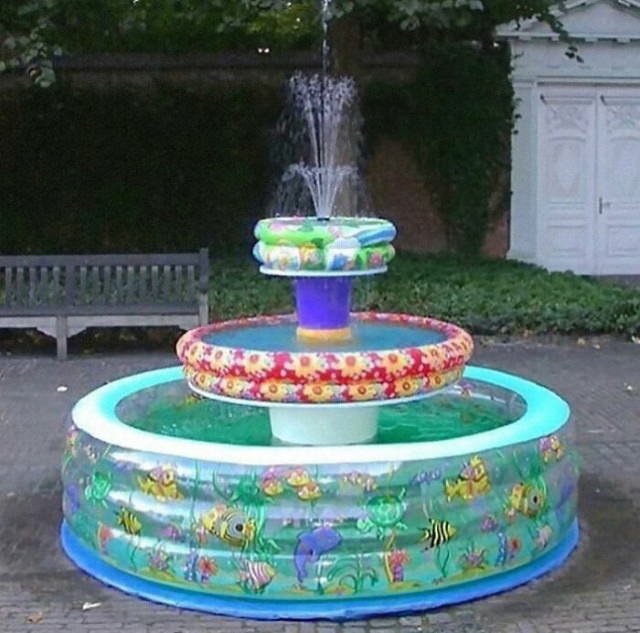 Funny Gardens pool fountain