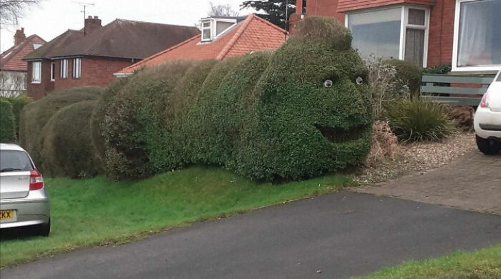 Funny Gardens disturbing topiary