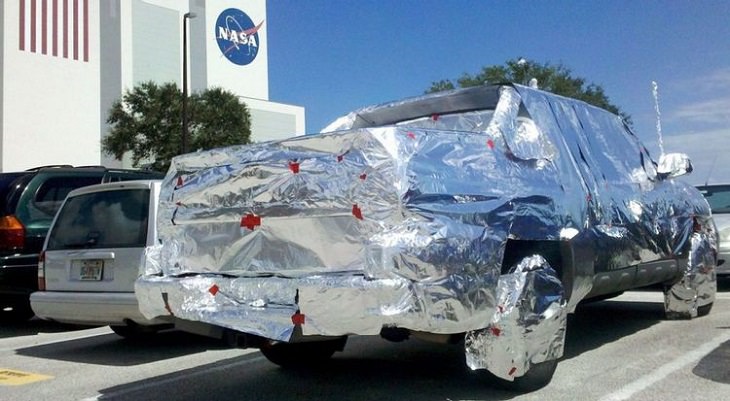 cars wrapped as pranks