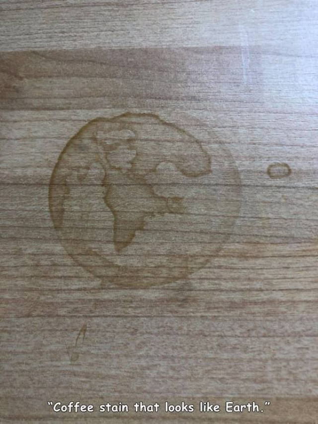 Optical Illusions cup stain