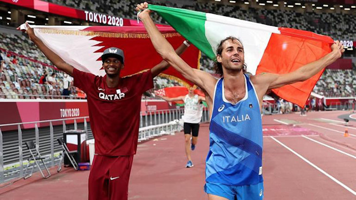 Most Powerful Moments of the 2020 Tokyo Olympics Mutaz Essa Barshim And Gianmarco Tamberi