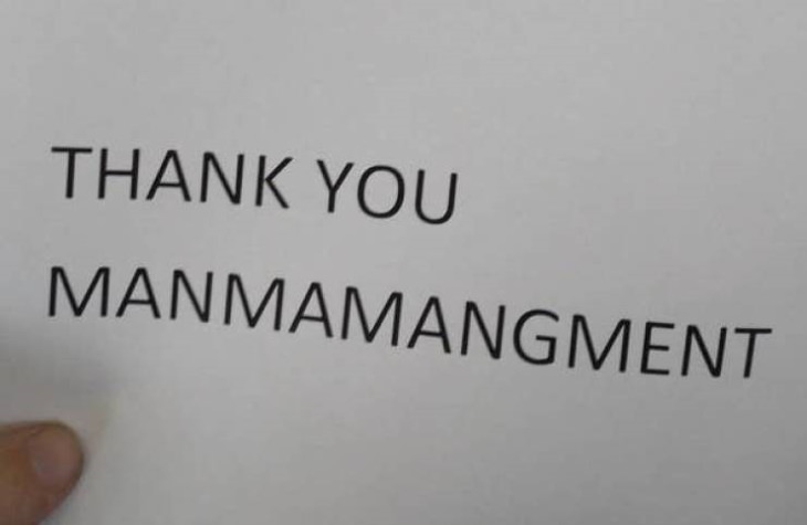 Funny Spelling Mistakes management