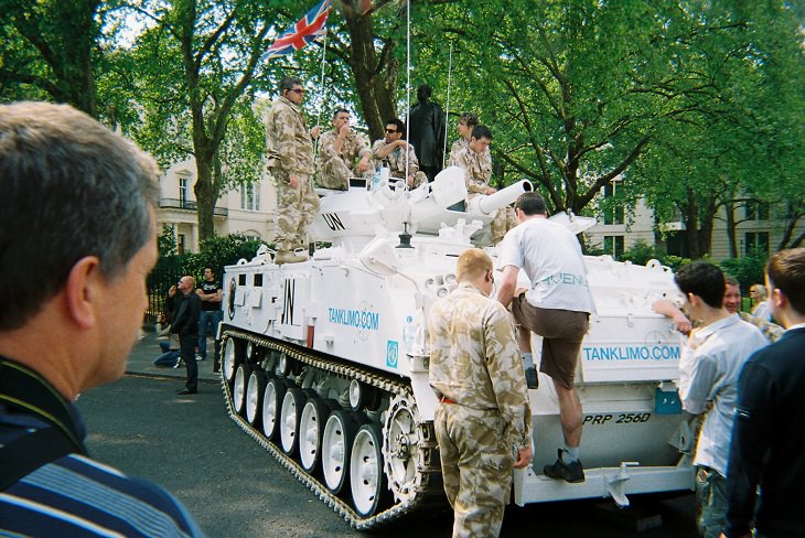 Luxury Limousines tank limousine