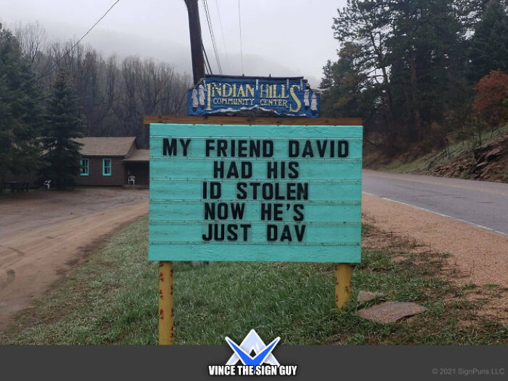 Indian Hills Signs David
