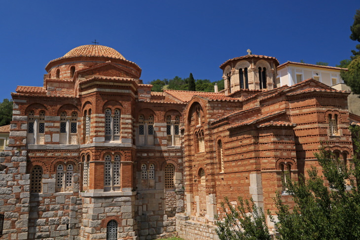 Byzantine Architecture Hosios Loukas