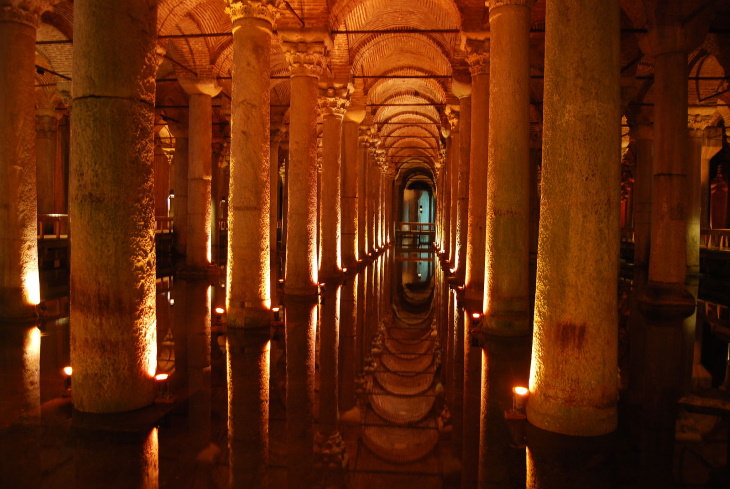Byzantine Architecture Basilica Cistern