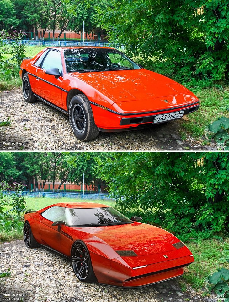 Discontinued Cars Reimagined, Pontiac Fiero