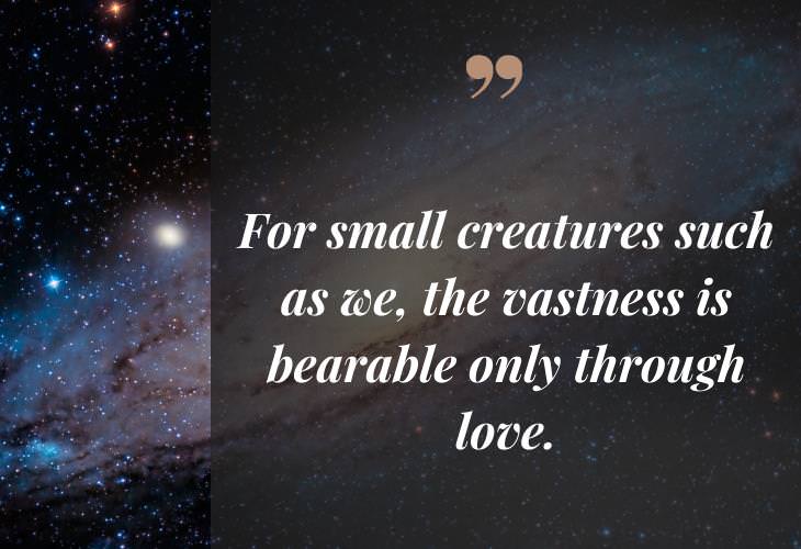 Carl Sagan Quotes, creatures