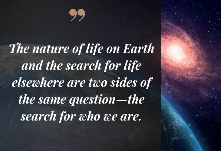 Carl Sagan Quotes, life on earth