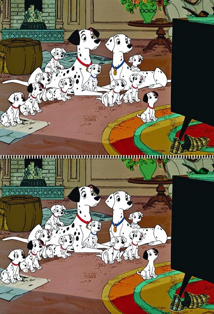 Find the differences Disney 101 dalmations