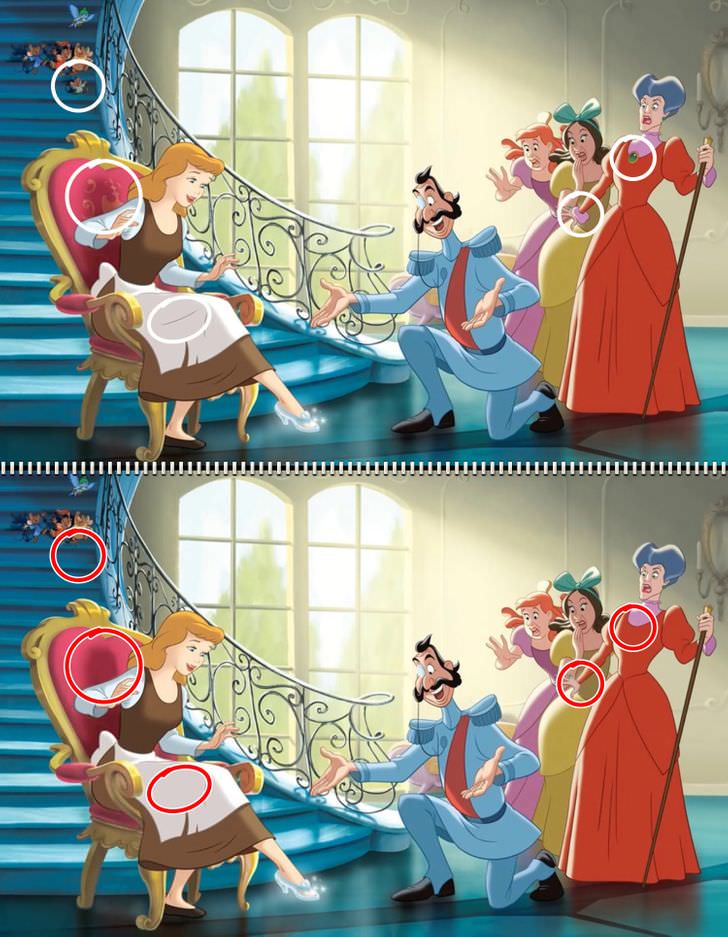 Find the differences Disney 