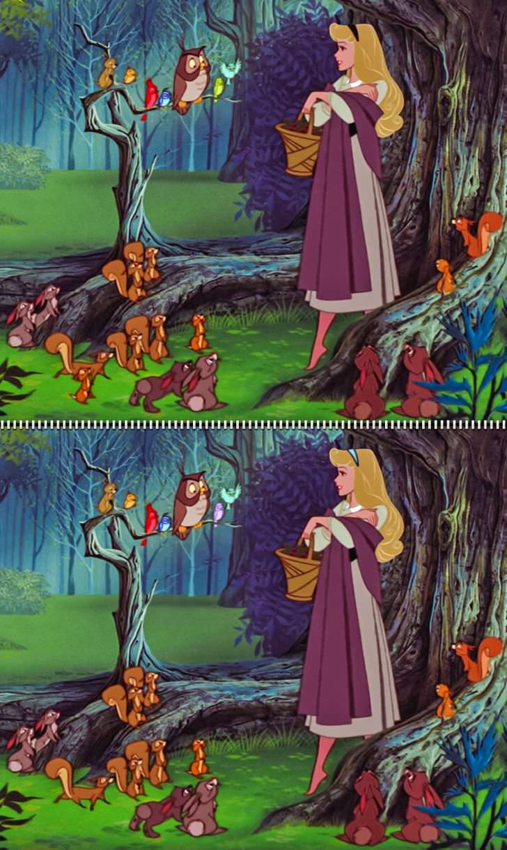 Find the differences Disney Sleeping Beauty
