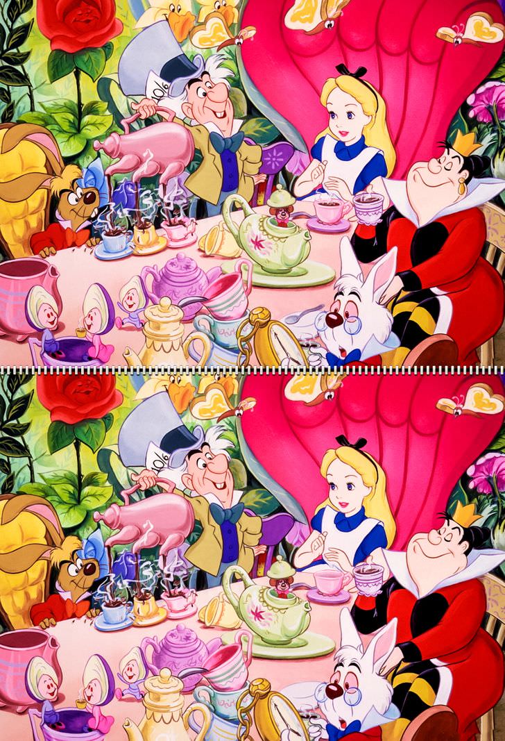 Find the differences Disney Alice in Wonderland
