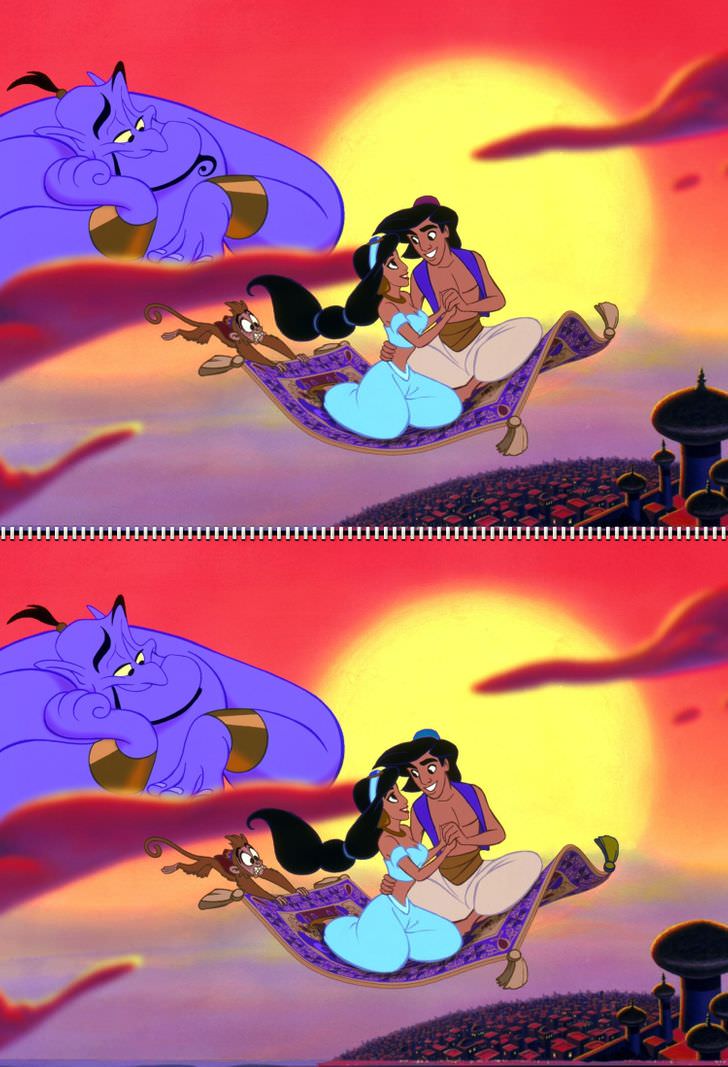 Find the differences Disney Aladdin
