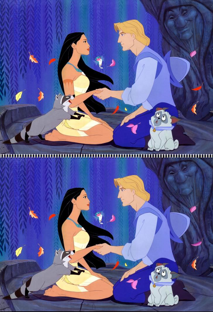 Find the differences Disney Pocahontas