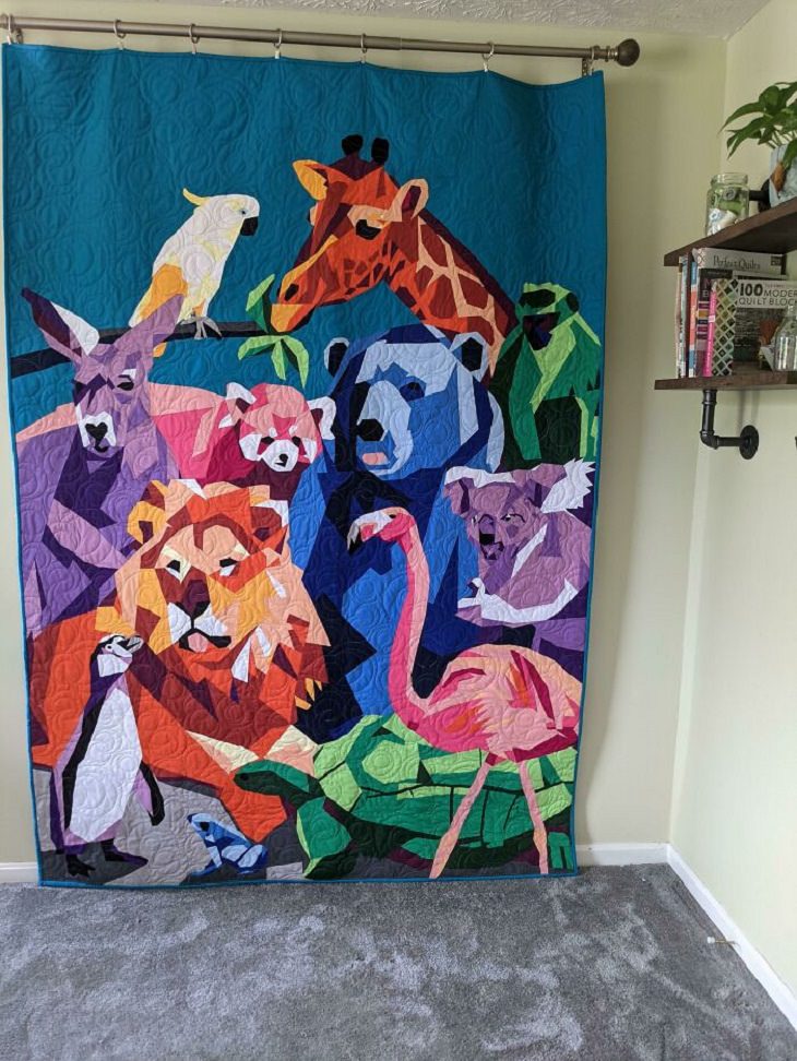Quilt Art, animals