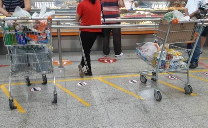 Peculiarities In Supermarkets Around the World trolley parking spaces 