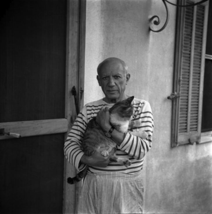 Famous Figures With Their Cats
