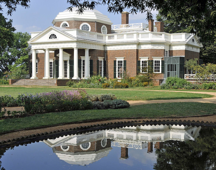 10 Grand & Beautiful Historic Homes in the US Monticello (Charlottesville, Virginia)