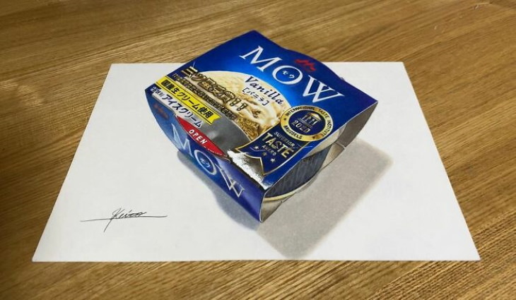 Photorealistic drawings by Keito food