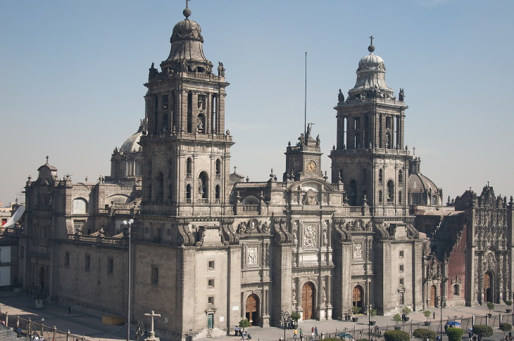 Colonial Architecture Mexico City Metropolitan Cathedral