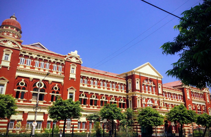 Colonial Architecture Yangon, Myanmar 