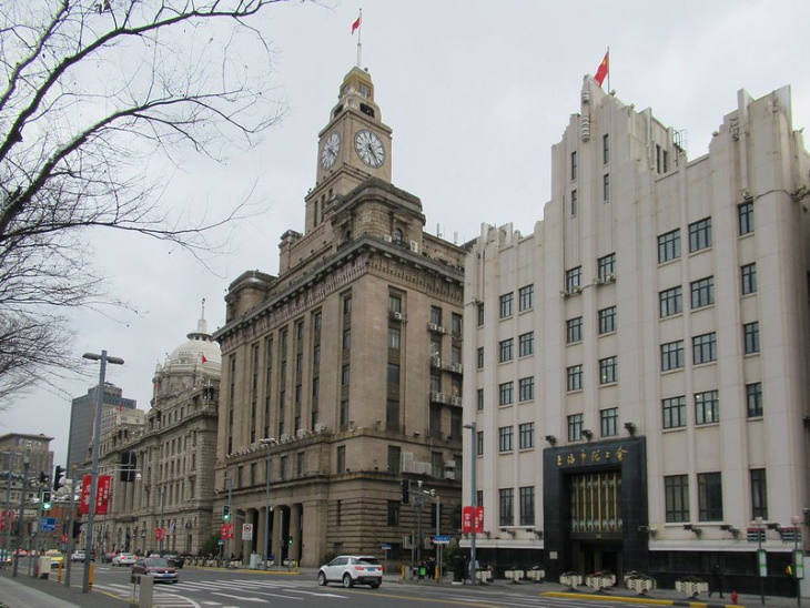 Colonial Architecture Shanghai Custom House, Shanghai, China 