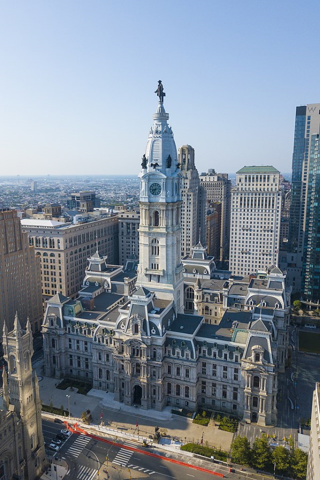 Colonial Architecture Philadelphia City Hall, Pennsylvania