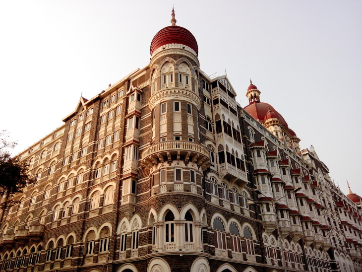 Colonial Architecture The Taj Mahal Palace Hotel, Mumbai, India 