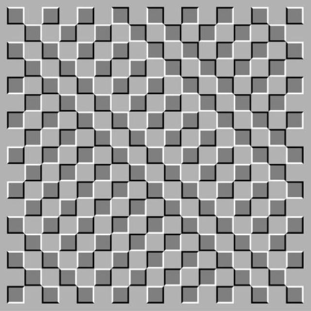 Optical Illusions wave squares