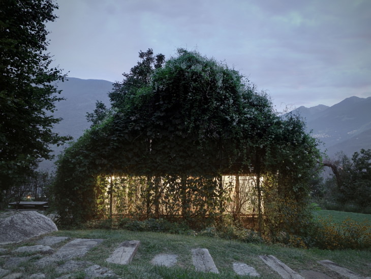 Green Buildings "The Green Box" by Act Romegialli (2011)