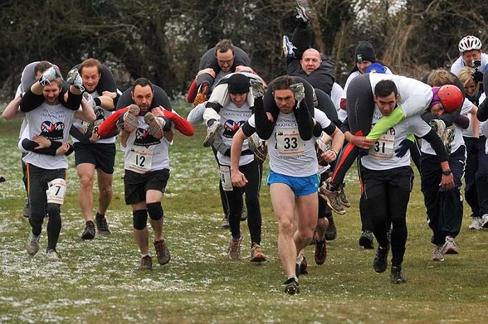 Wife carrying championship