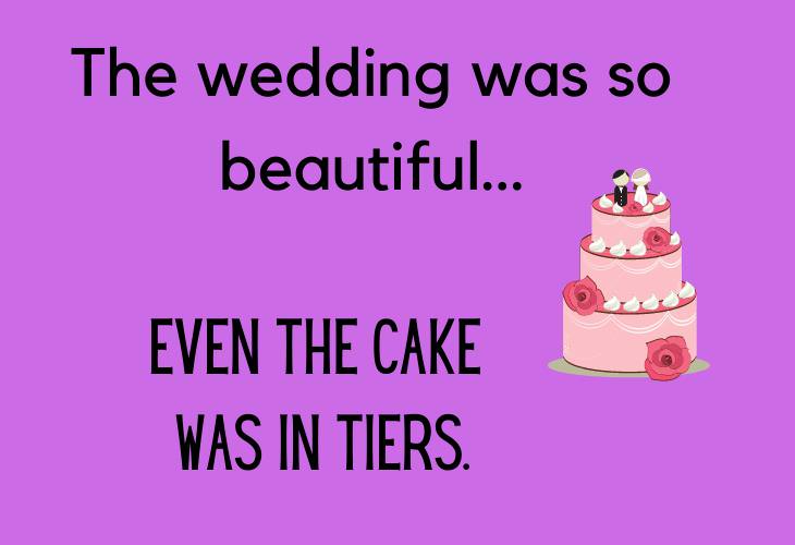 Hilariously Bad Jokes, wedding