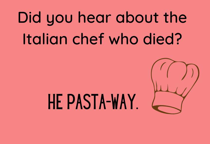 Hilariously Bad Jokes, chef