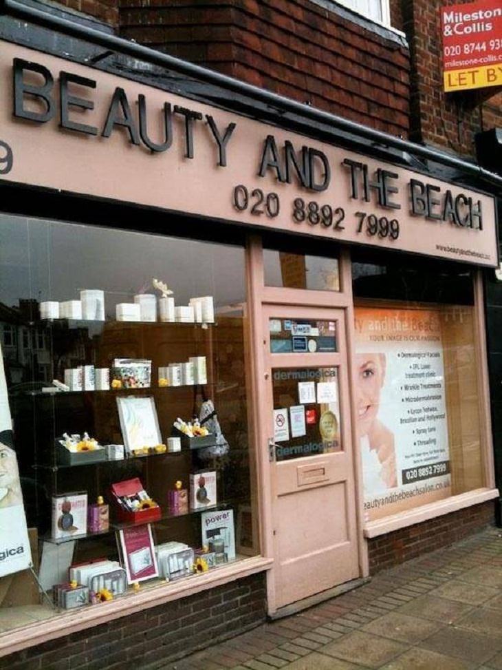 Clever Shop Names, salon