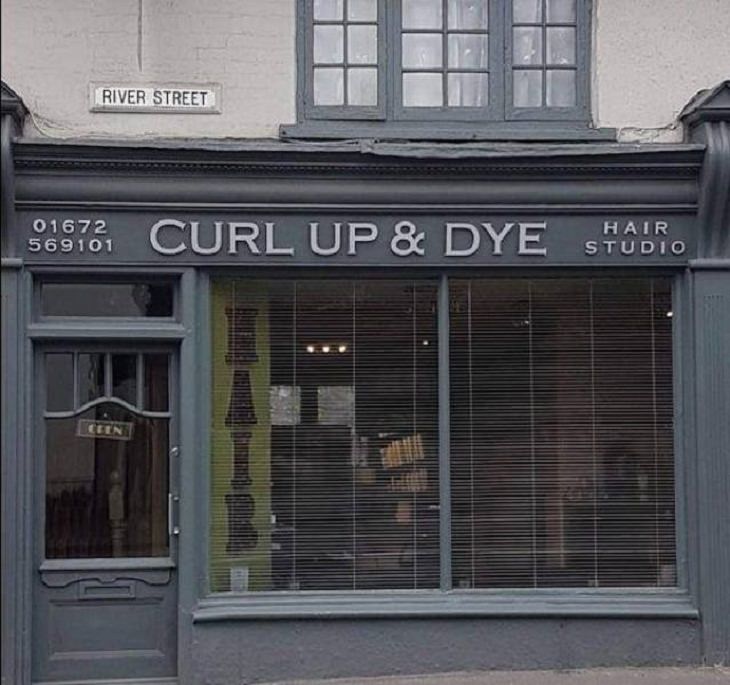 Clever Shop Names, hair studio