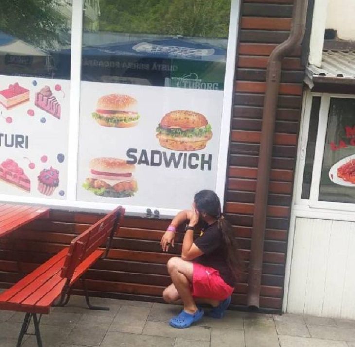 Sign Fails, sandwich 