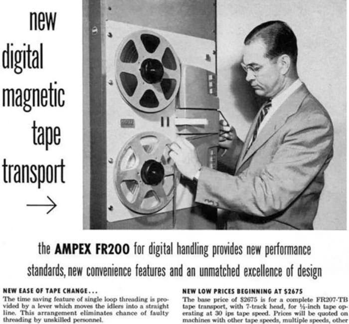 Ampex Fr200 Tape Transport, early '50