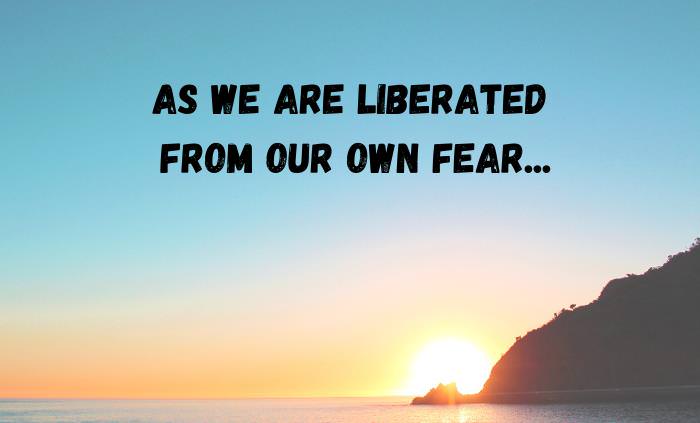 the fear by Marianne Williamson