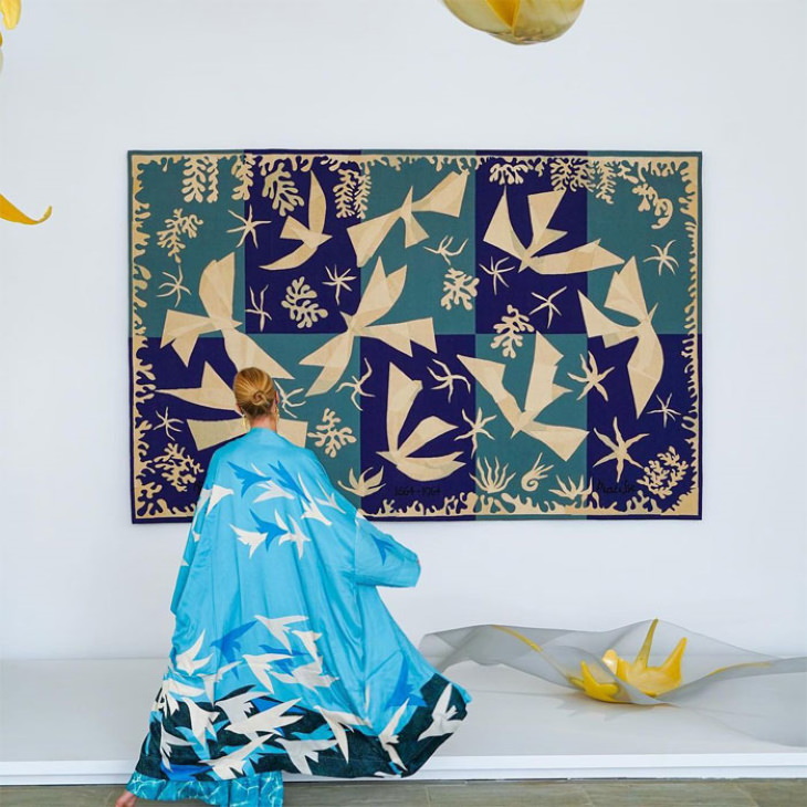 Matchwithart Outfits Matching Paintings Polynésie, Le Ciel by Henri Matisse (1964)