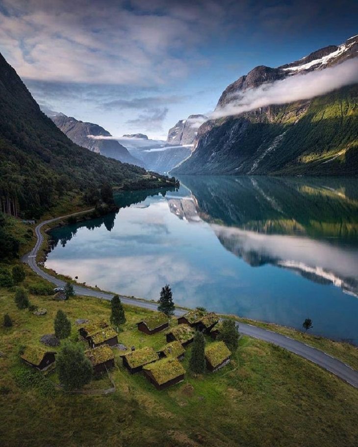 Fairytale-Like Pics, Lovatnet Lake