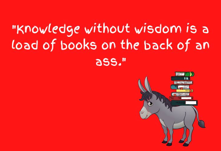  Japanese Proverbs, donkey, books