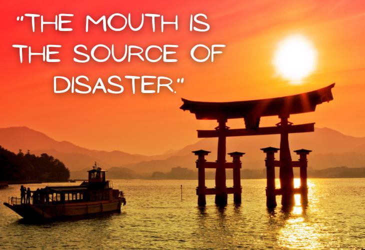  Japanese Proverbs, mouth